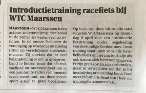 VAR clinic voor wielrenners
